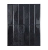 Autocollants pour carrelage premium TileTastic - Zwart - Paquet de 10 - Convient aux propriétés locatives - Facile à appliquer ou à retirer - Carreaux adhésifs pour cuisine et salle de bain