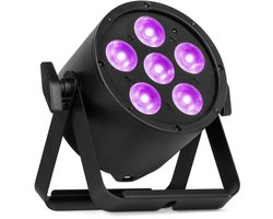 BeamZ Professional BAC324 LED PAR - Pro Par met RGBWA-UV LED’s - 6x 10W