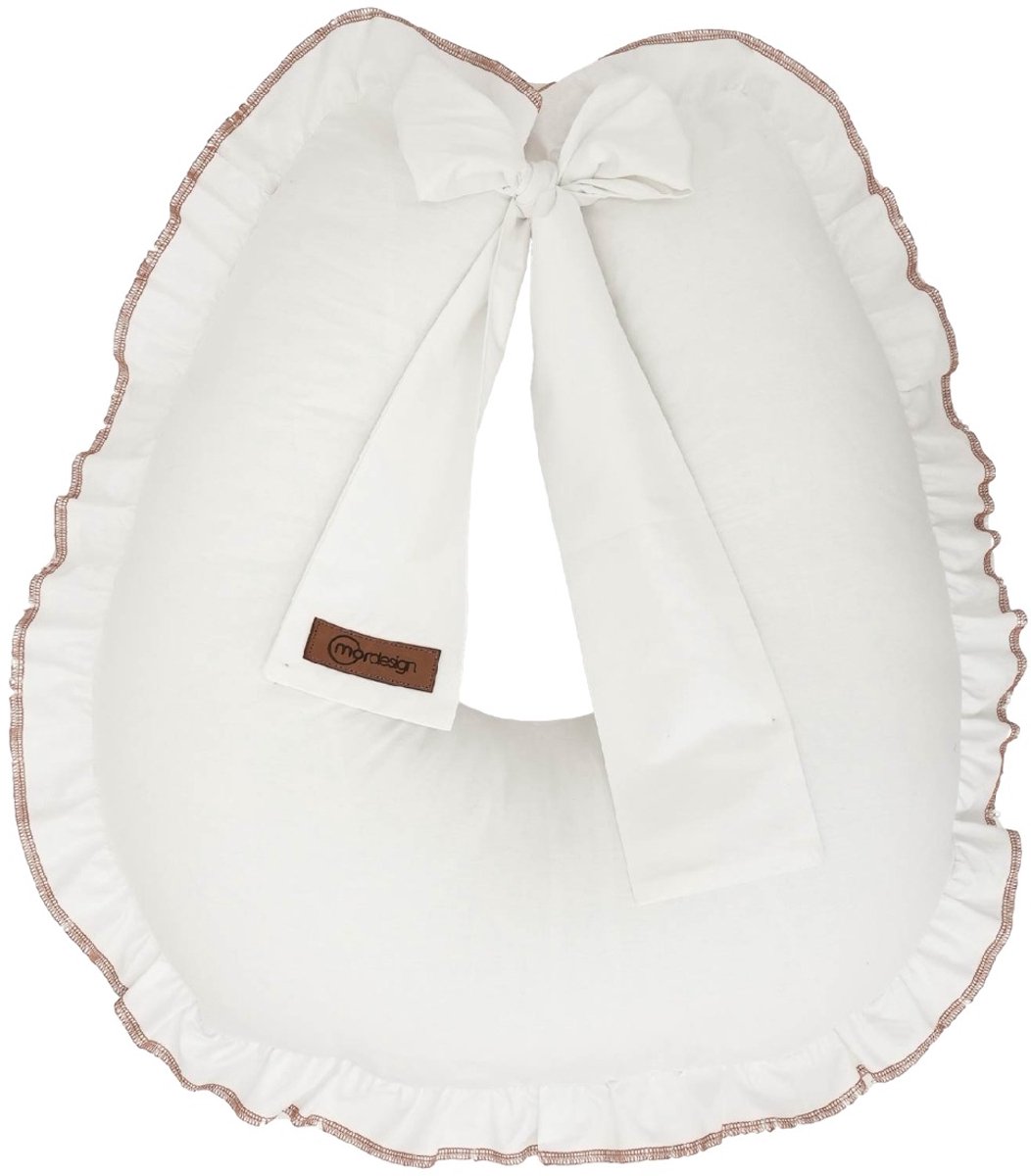 Mordesign Ruffle White Voedingskussen