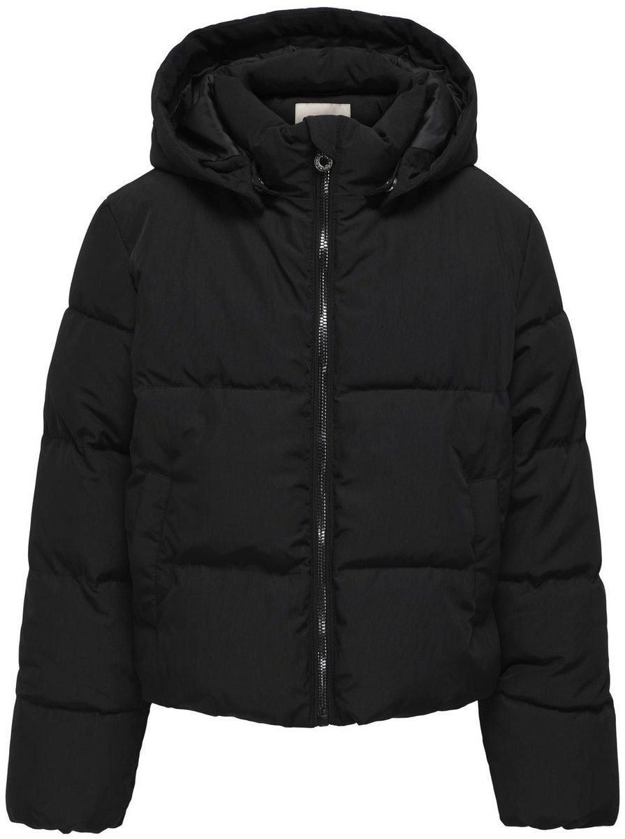 ONLY KOGDOLLY LIFE SHT PUFFER JACKET OTW NOOS Meisjes Jas - Black op Prijzenvolger.com