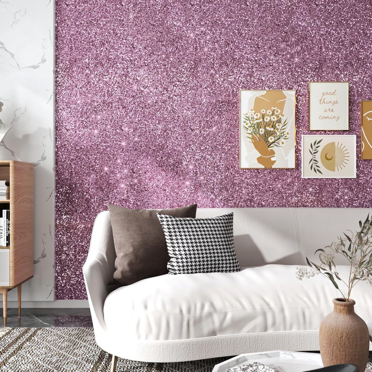GLITTER BEHANG BLING BLING ZWART A11404 | Glitter behang