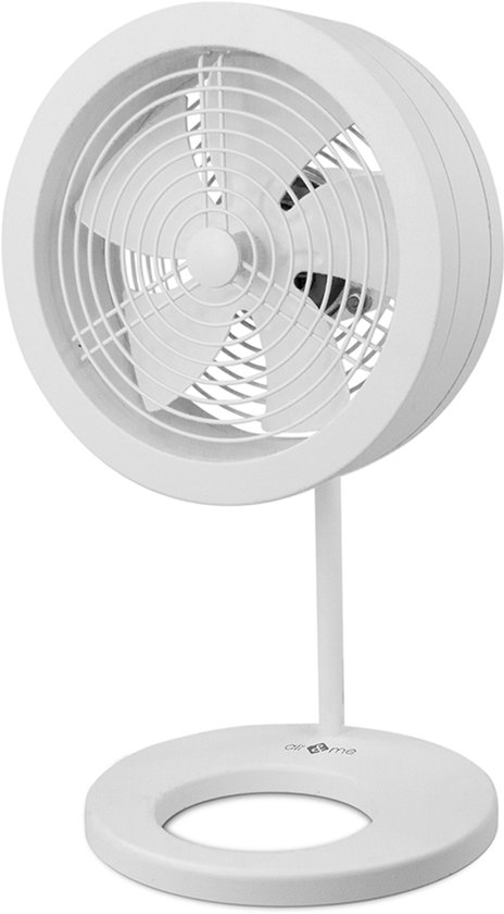 Ventilator tafelventilator compact 20 cm Ø krachtig 860 m³/u wit laag energieverbruik stil