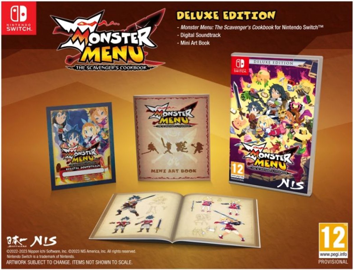 Monster Menu The Scavenger's Cookbook-Deluxe Edition (Switch) Nieuw