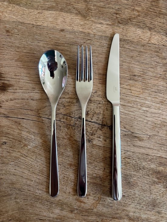 Premier Housewares Bestek Sets Rvs Bestek Set 16 Stuk Mes En Vork Set Lepels Bestek Keuken Bestek Sets Messen en Vorken Set