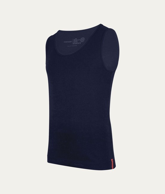 Débardeur Undiemeister - Débardeur homme - Coupe slim - En bois de mélamine - Col rond - Storm Cloud (Blauw) - Lot de 3 - M
