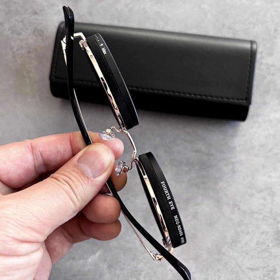 Vivva - Zonnebrillen Verstelbare Helderheid - 9 Niveaus Tint Regeling - UV400 Bescherming - Gepolariseerde Lenzen - Titanium Frame - TINGLAS van Merkloos — afbeelding 3