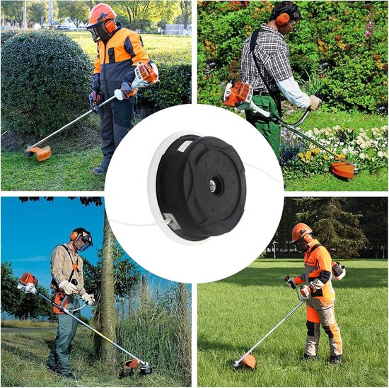 Geschikt voor Toepasbaar STIHL FS 55 / 56 / 70 / 94 / 91 / 111 / 131 / 240 M10 x 1.0 Vervanging c26 - 2 LINKER Draadkop - Ster van Merkloos	 — afbeelding 3