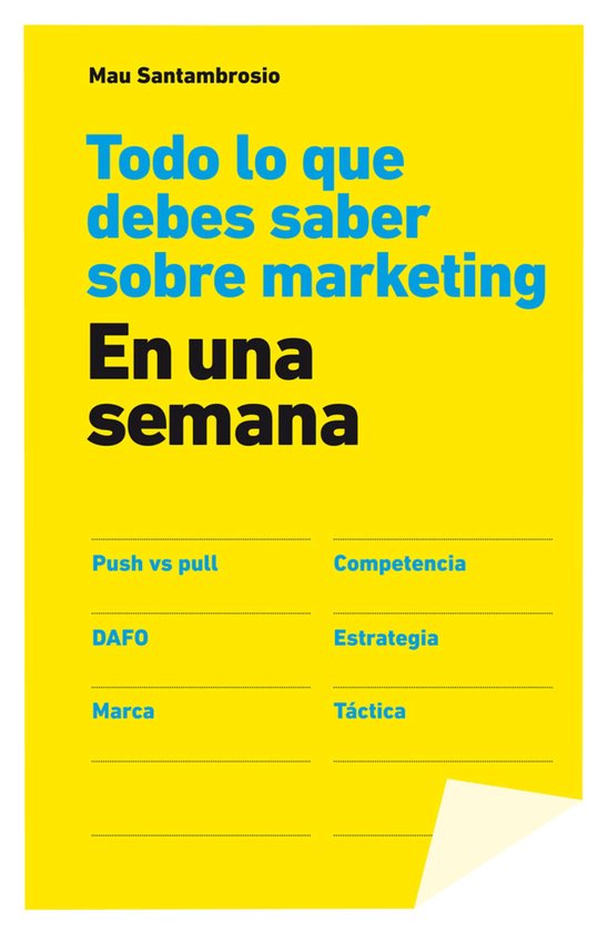 En una semana - Todo lo que debes saber sobre marketing en u ... - cover