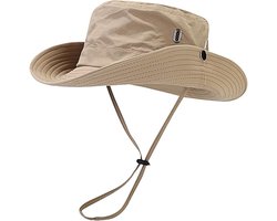 Zomerkamp Zonnehoed - Zomerhoed - Ademende Vissershoed - Outdoor Wandelhoed - Zonnebescherming Hoofdbescherming - Outdoor Kamperen - Geschikt voor Strand - Park - Picknick en Reizen (1st) - Opvouwbaar