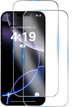 Screenprotector - 2 stuks - Geschikt voor iPhone 16 Pro Tempered Glass - Extra Sterk – beschermglas