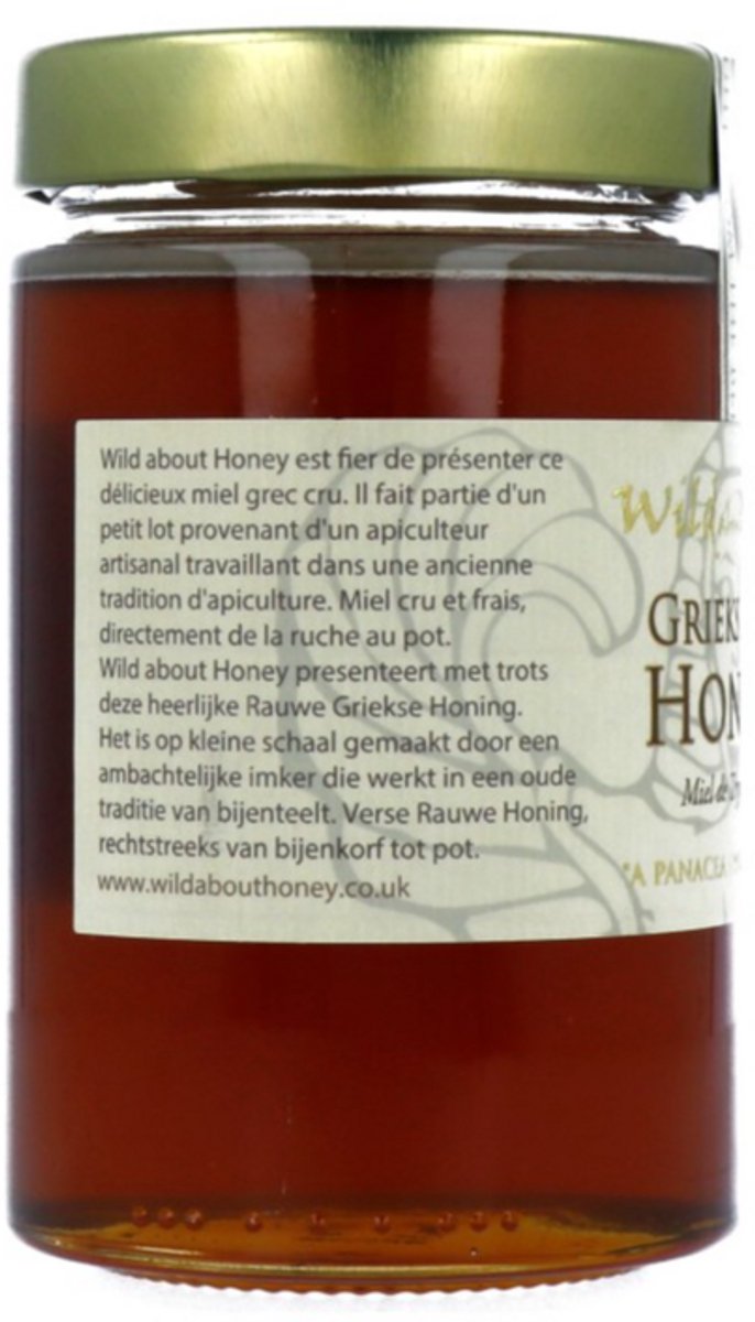 Wild About Honey Griekse Tijm Honing 480GR van Wild About Honey — afbeelding 3