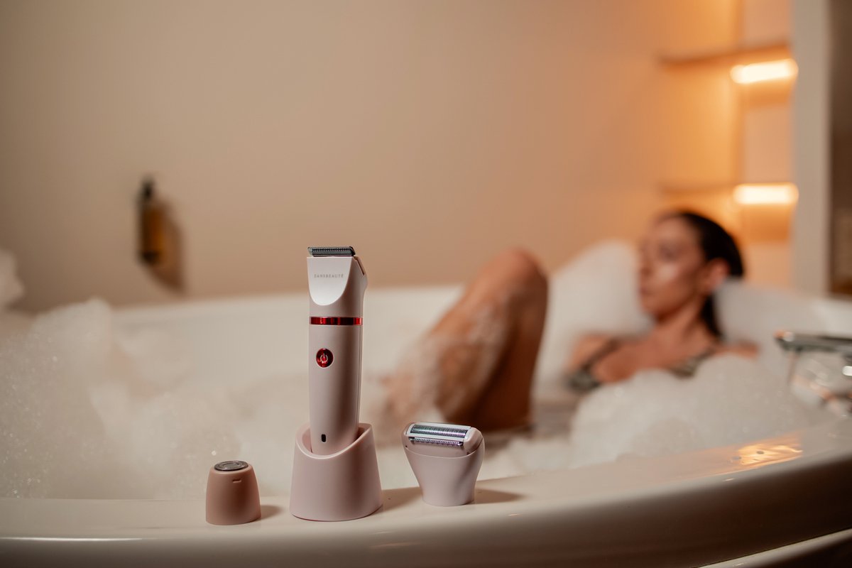 Sansbeauté 3-in-1 Ladyshave met Display - Gezicht - Ontharingsapparaa thumbnail 2
