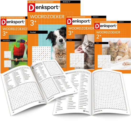 Denksport Woordzoeker puzzelboek pakket nr. 11