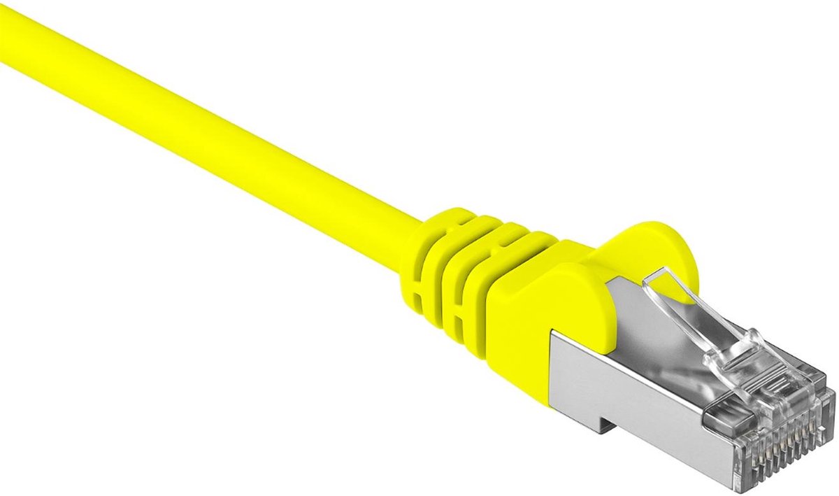 Goobay CAT 5e Patch Cable, SF/UTP, yellow 1 m