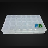 Boîte de rangement F4B Peinture de diamants | Boîte de tri | 28 plateaux | Boîte de rangement