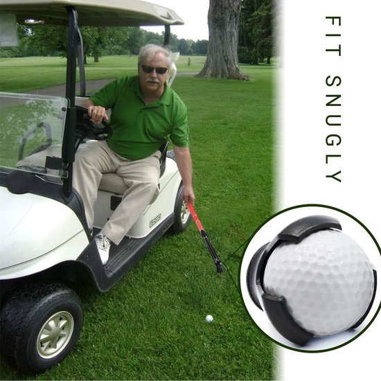 Golfballen Retriever - Roestvrijstalen telescopische uitschuifbare golfballen Retrievers - Water met golfbal ophaalsysteem Retriever Grijper Klauw Zuiggereedschap - Golfcadeau voor mannen van Merkloos — afbeelding 2