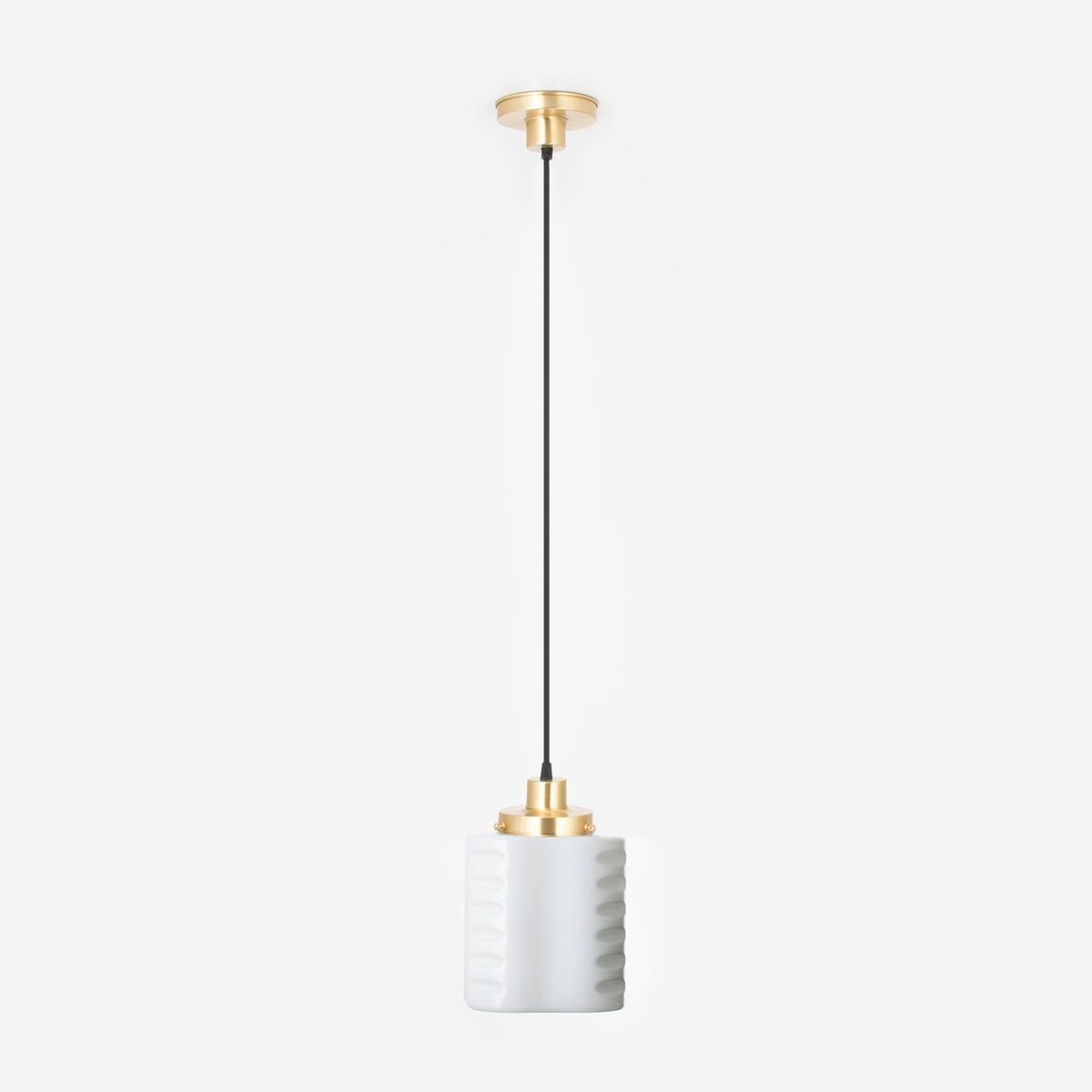 Hanglamp aan snoer De Klerk 20's Messing - Art Deco Trade