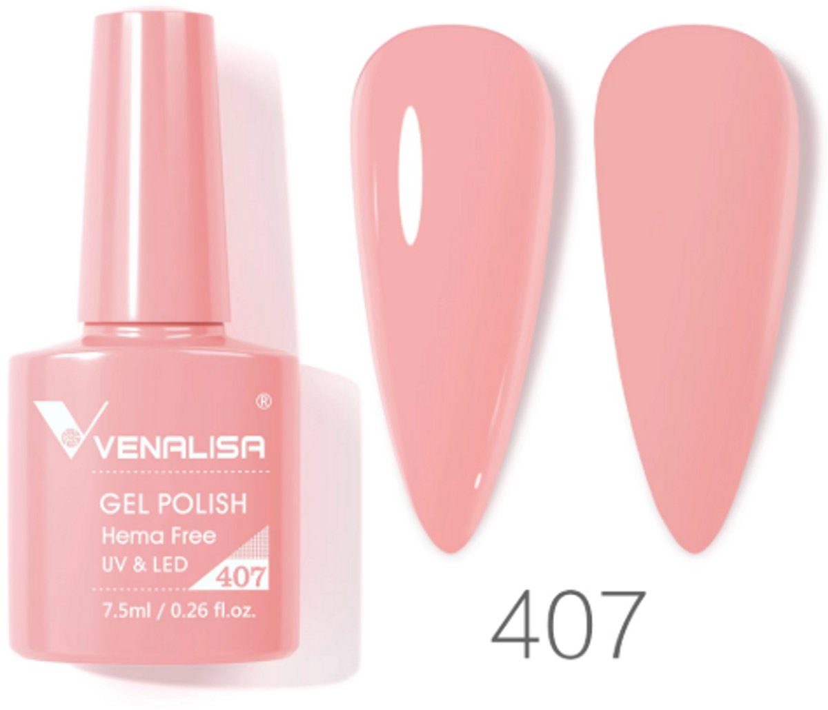 Gel Nagellak | Gel Polish | HEMA vrij | TPO Vrij | 7,5 ml | UV/LED Gel | Nagellak | Verschillende Kleuren | Gellac | HEMA free | TPO free | Venalisa Gellak