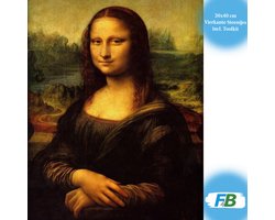F4B Diamond Painting Mona Lisa - 30x40 cm - Vierkante Steentjes - Kunst - Oude Meesters