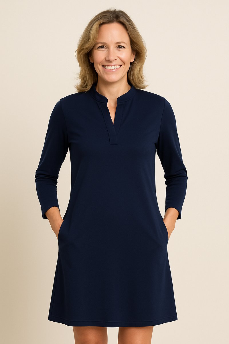 Stella Fiora Tuniek Dames - Marineblauw - Maat M
