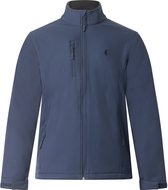 Gentlemen - heren softshell jasje - winddicht - waterafstotend - donkerblauw - maat L