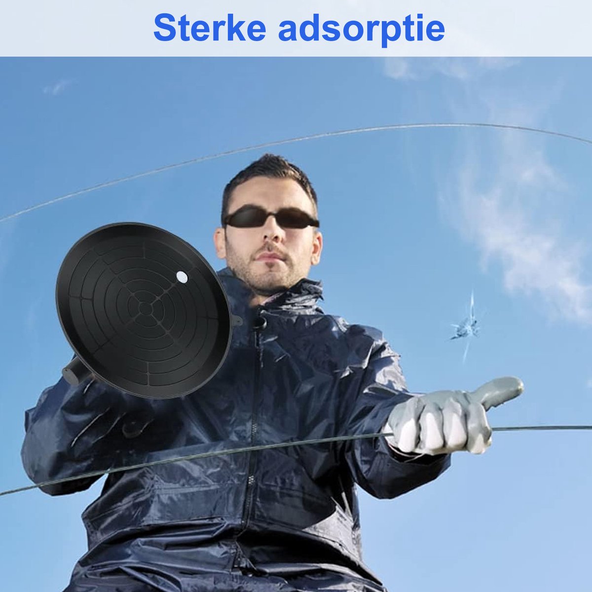 STREND PRO Vacuümzuignap met nivelleringsfunctie, premium zuignap voor glas, tegels, laminaat, vinyl, glaszuiger, glaslifter voor transport en nivellering, tegelzetgereedschap