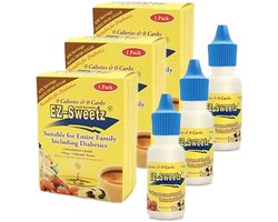 EZ-Sweetz | Vloeibare Sucralose | 3 stuks | 3 x 1 (15 ml)
