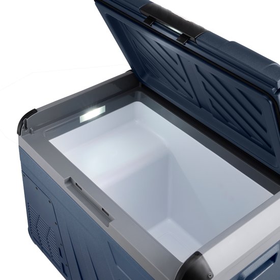 Evolar Elektrische Compressor Koelbox - 35L - Inclusief 2 Accu's - 12V en 230 volt - Coolbox - Donker Blauw van Evolar — afbeelding 3