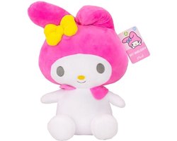 Melody Hello Kitty Snuggly Pluche Knuffel 27 cm - Speelgoed Knuffels voor Kinderen Meisjes - Kat Cat Kitten Plush Toy - Melody, Kuromi, Keroppi, Cinnamoroll