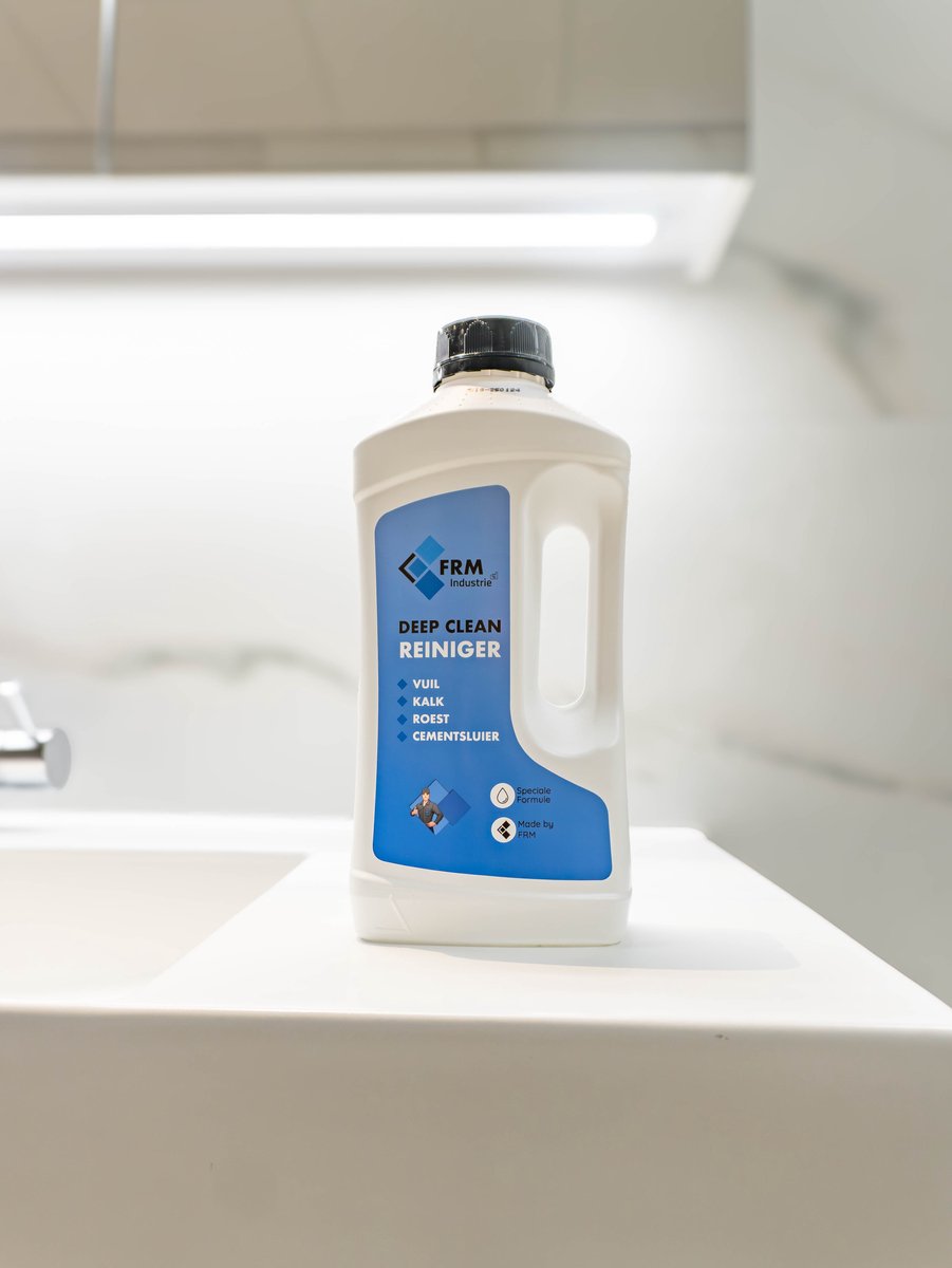 FRM Deep Clean Reiniger - Voor Tegels, Sanitair, Badkamer & Toilet - Verwijdert hevig Kalk, Cementsluier, Vuil, Urinesteen & Roest