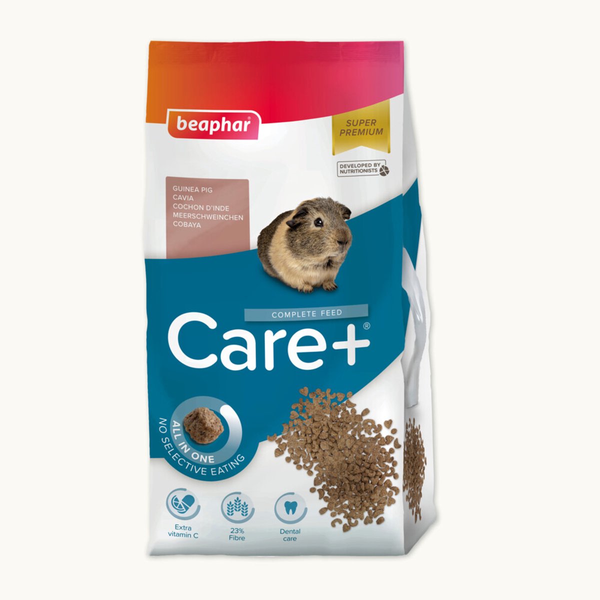 Beaphar Care+ Cavia – 2 x 5 kg – Voordeelverpakking