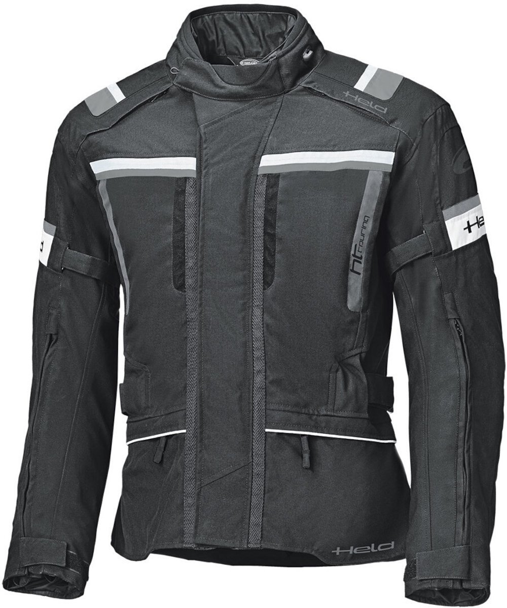 Held Tourino Top Zwart Grijs Waterdicht Textiele Motorjas - Jas