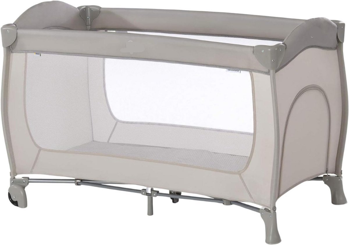 Thuys – Campingbedje Baby – Reisbedjes – Baby Klamboe – 125cm x 69cm x 82cm – Beige
