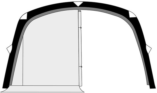 Brunner Skia 300 Voorwand - Voorwand voor Skia 300 Drive-Away Luifel van Brunner — afbeelding 2
