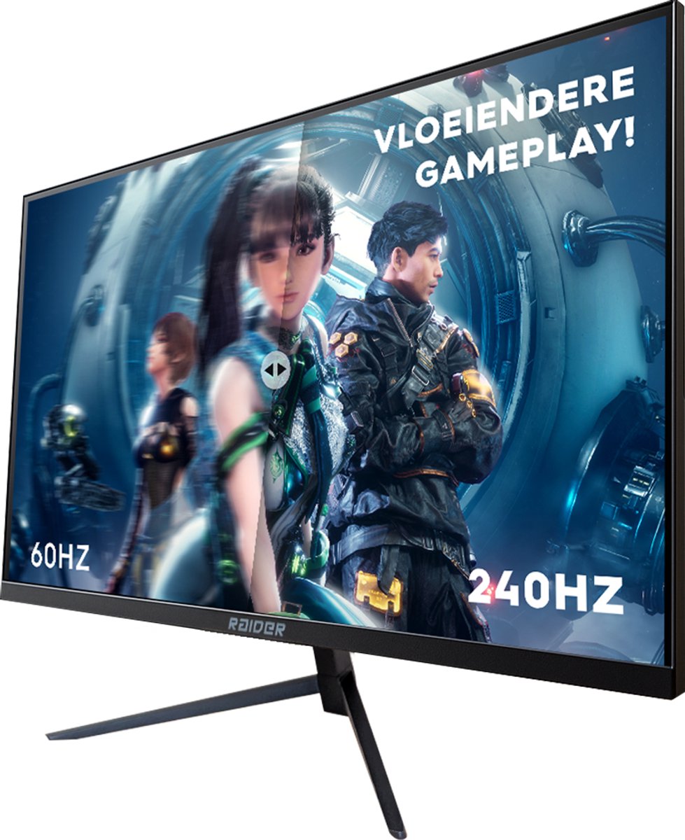 RAIDER Apex 25 PRO Gaming - 25 inch Full HD Gaming Monitor - 1ms - 240Hz - Adaptive Sync thumbnail 4
