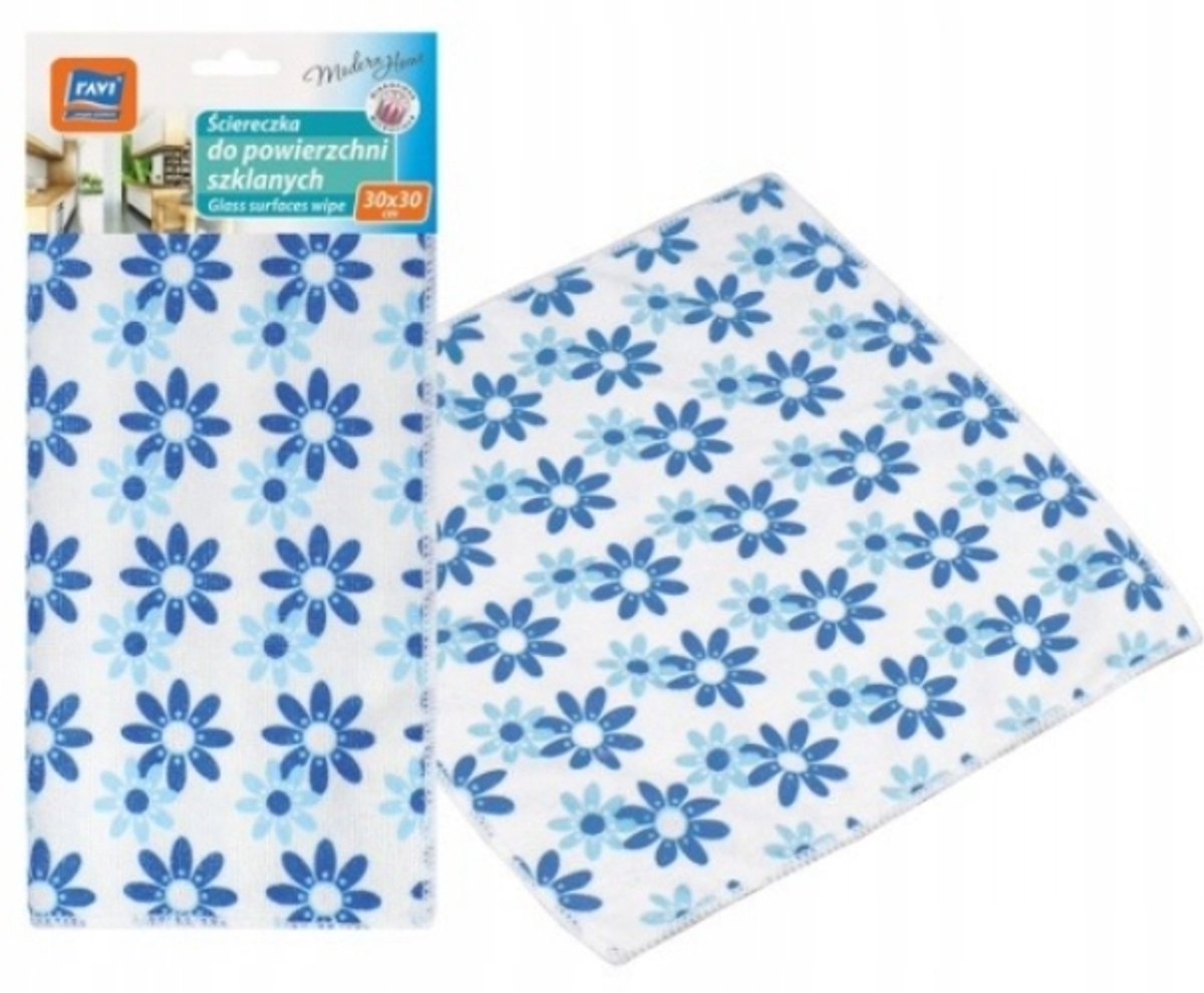 Ravi Serie - Microvezel Glasdoek - 30 x 30 cm - Absorberend - Herbruikbaar