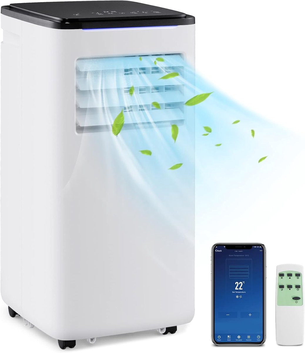 FDS 9000 BTU Mobiele Airconditioner 4 in 1 met Afstandsbediening - FDS - €349,99