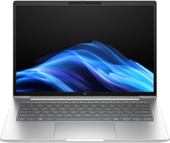 HP ProBook 4 G1i 14 AI Intel Core Ultra 7 255U Laptop 35,6 cm (14") WUXGA 16 GB DDR5-SDRAM 512 GB SSD Wi-Fi 6E (802.11ax) Windows 11 Pro AI PC Zilver - HP - Hoofdafbeelding