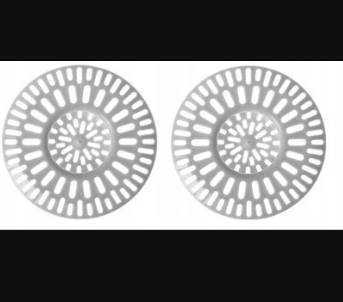 Galicja - Kunststof Zeefje voor Gootsteen - 80mm - Roestvrij - 2 Stuks