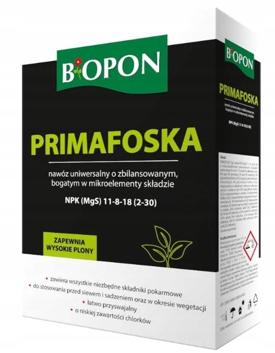 Biopon Primafoska - Universele Meststof - Hoge Plon - Makkelijk Opneembaar