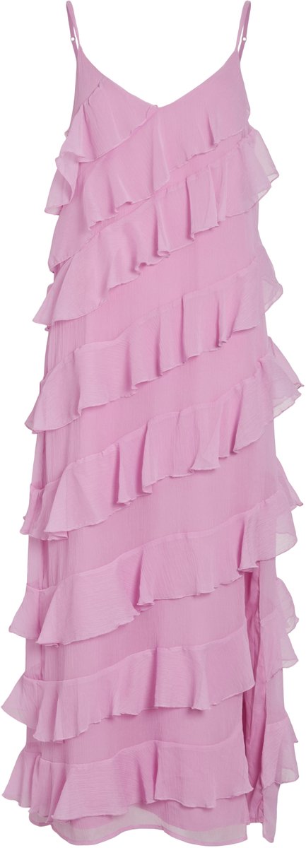 Vila Maxi jurk Strap Opera Mauve