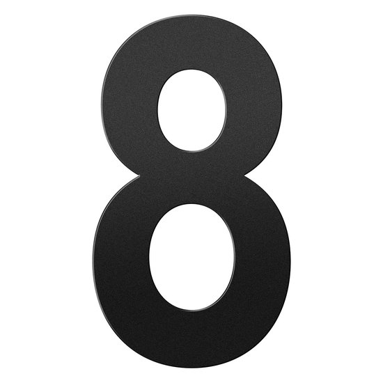 GPF9800.61.0400-8 numéro de maison noir 8 XXL/ 400mm