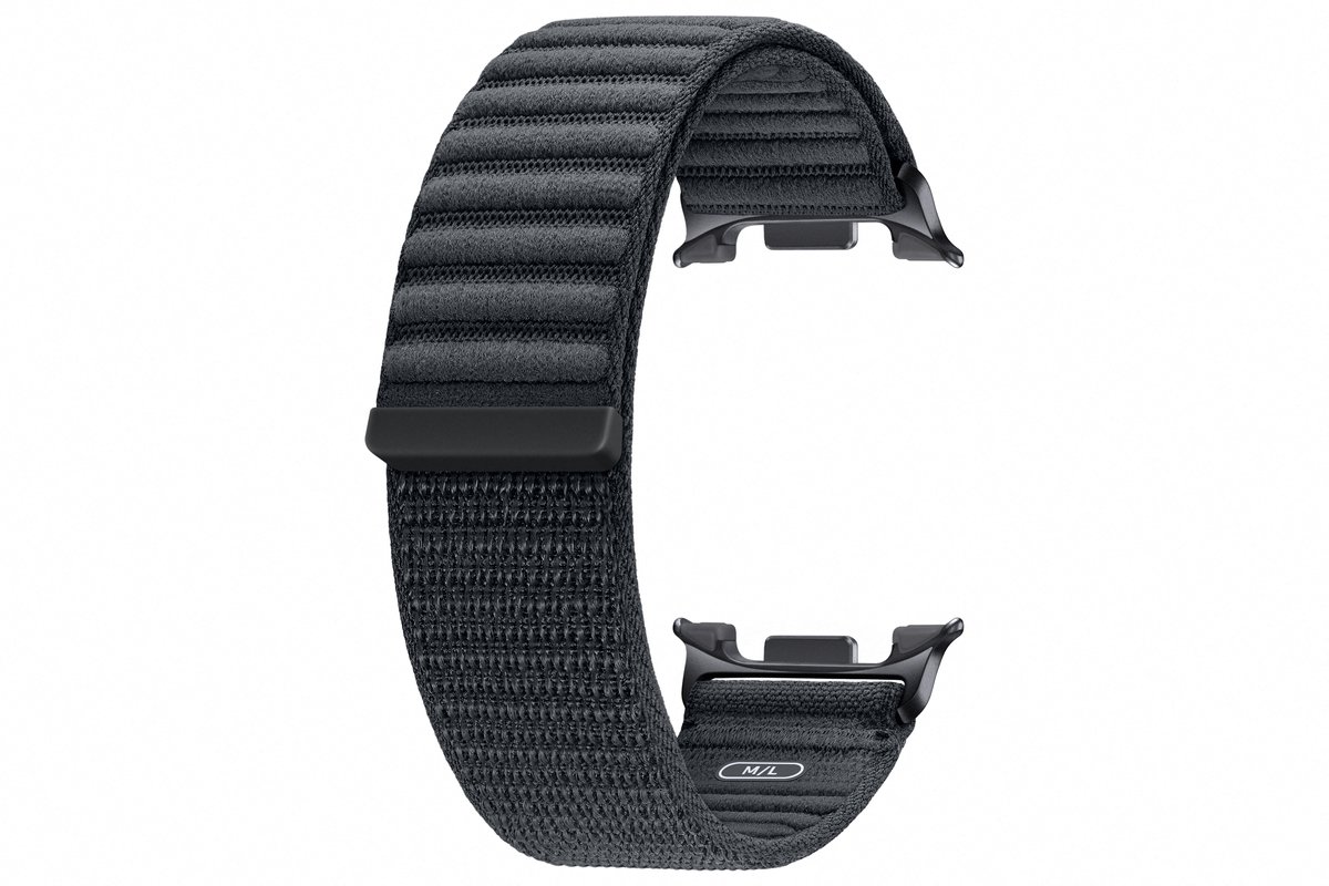Samsung Galaxy Watch 8 - Smartwatchbandje - Fabric (M/L) - Zwart