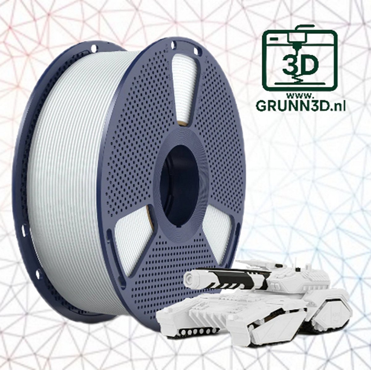 Sunlu PLA 3D-filament 1.75mm 1kg WIT
