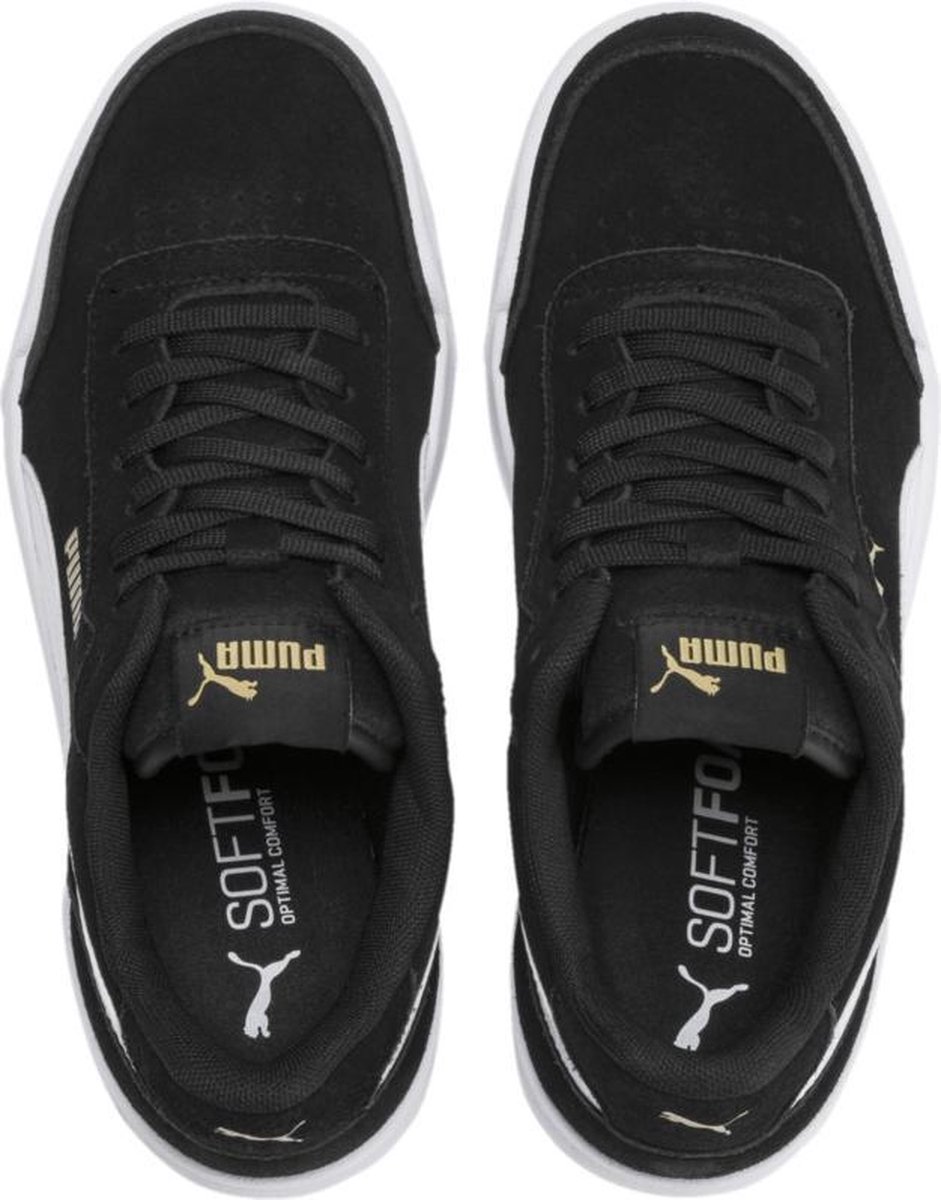 PUMA Caracal SD Jr Sneakers Kinderen - Puma Black-Puma White-Puma Team Gold - Maat 39 PUMA Caracal SD Jr Sneakers Kinderen - Puma Black-Puma White-Puma Team Gold - Maat 39