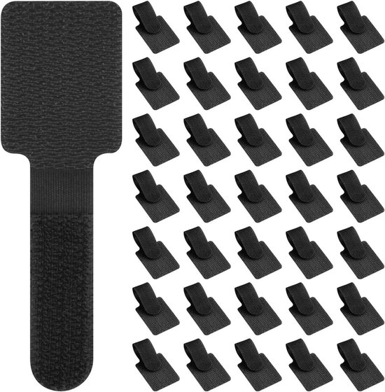 Bofanze 50 stuks herbruikbare kabelbinders van nylon, verstelbaar