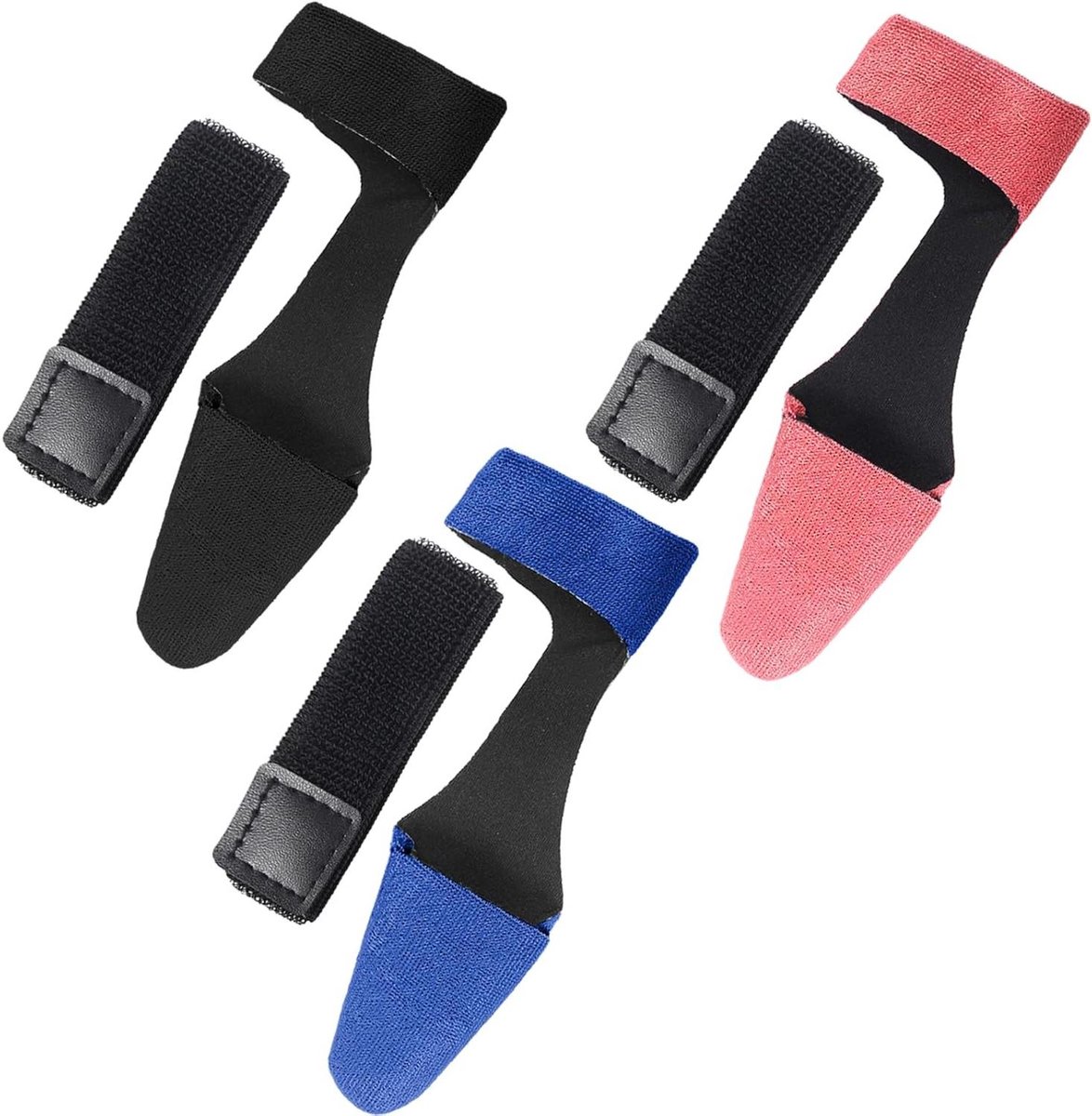 3 Stuks Elastische Riemen voor Hengels - Antislip Clips - Verstelbare Hoes voor Vishengels en Badmintonrackets