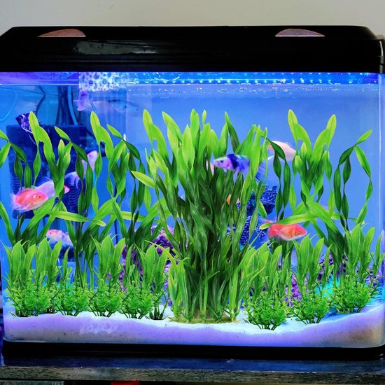 Aquariumplanten - Kunstmatige planten voor aquaria (10 stuks) - Voeg een vleugje groen