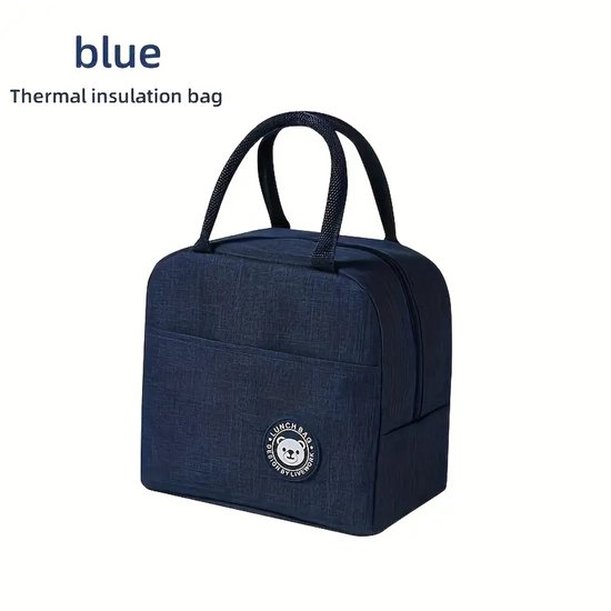 Sac à lunch - Rouge - Adultes et enfants - Compact et pratique - Sac isotherme - Sac isotherme - Boîte à lunch - Pique-nique - École - Déjeuner - Travail