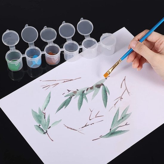 Acryl Stencil Verf Set - 4 Kleuren (60ml, 2oz) - TROPICAL DESIRE